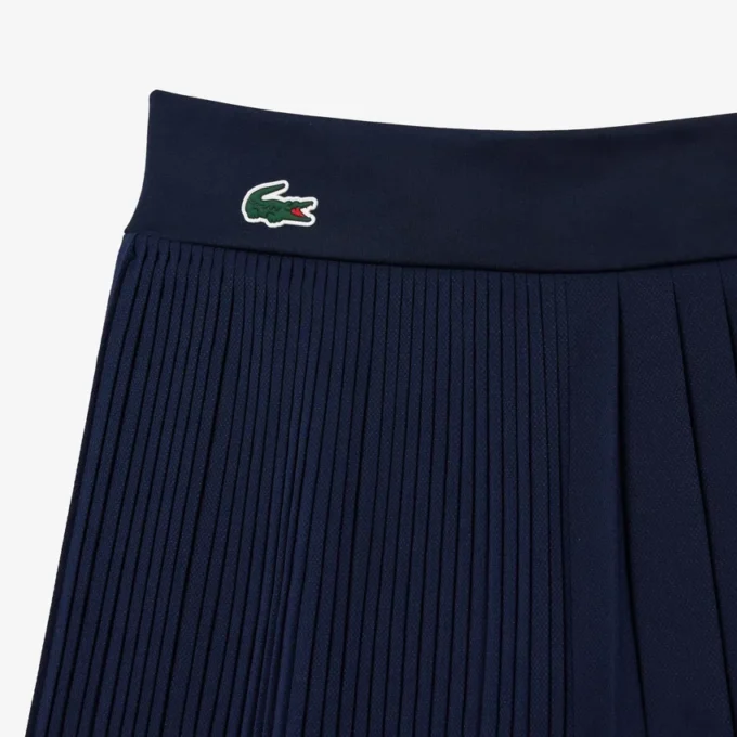 Pleated Lined Tennis Shorts for kvinner