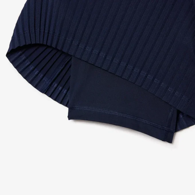 Pleated Lined Tennis Shorts for kvinner