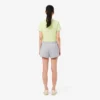 Plisserte bomullsshorts
