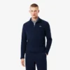 Polarfleece-golftrøye med kvart glidelås for menn