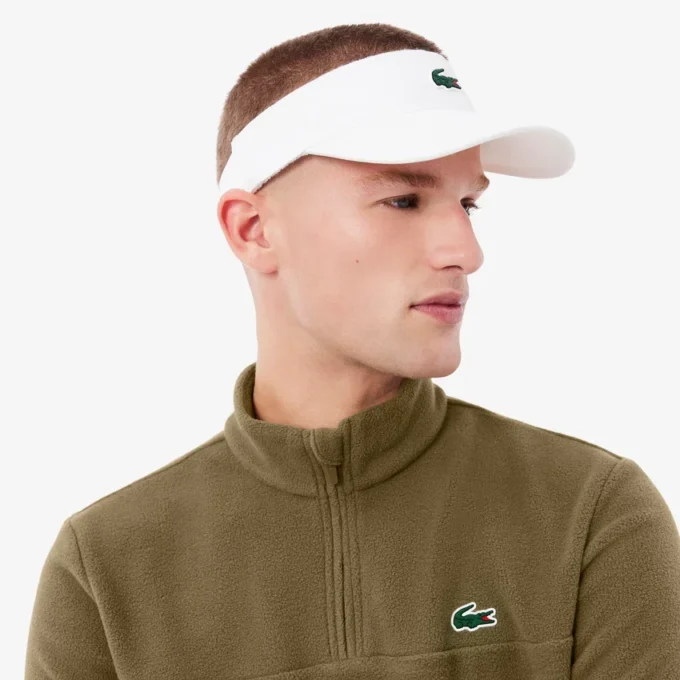 Polarfleece-golftrøye med kvart glidelås for menn