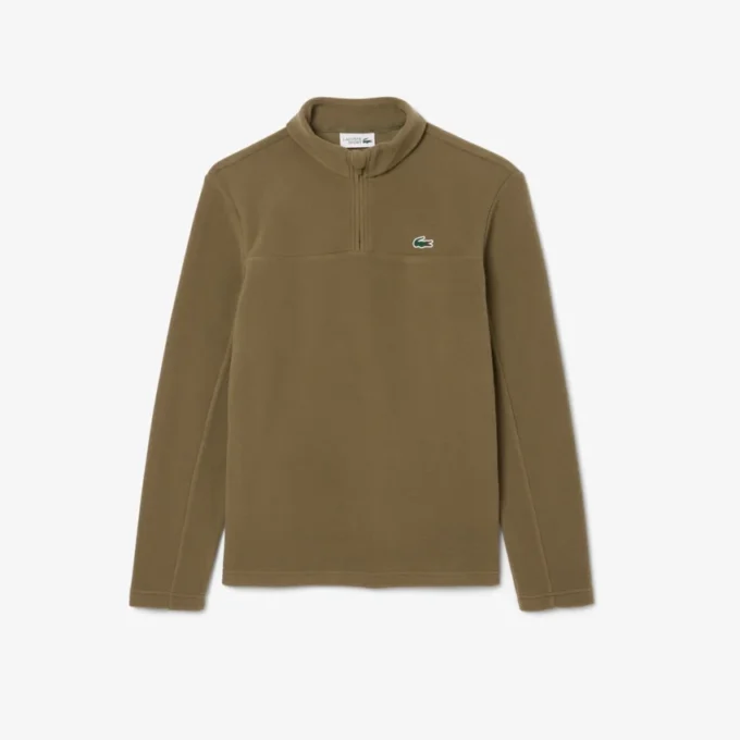 Polarfleece-golftrøye med kvart glidelås for menn