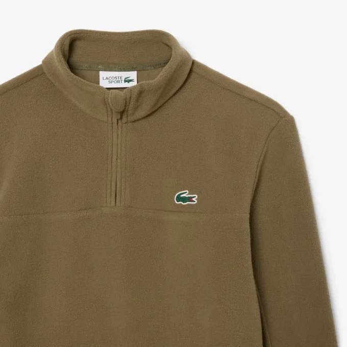 Polarfleece-golftrøye med kvart glidelås for menn