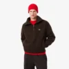Polarfleece-Sweatshirt med glidelås for menn