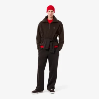 Polarfleece-Sweatshirt med glidelås for menn