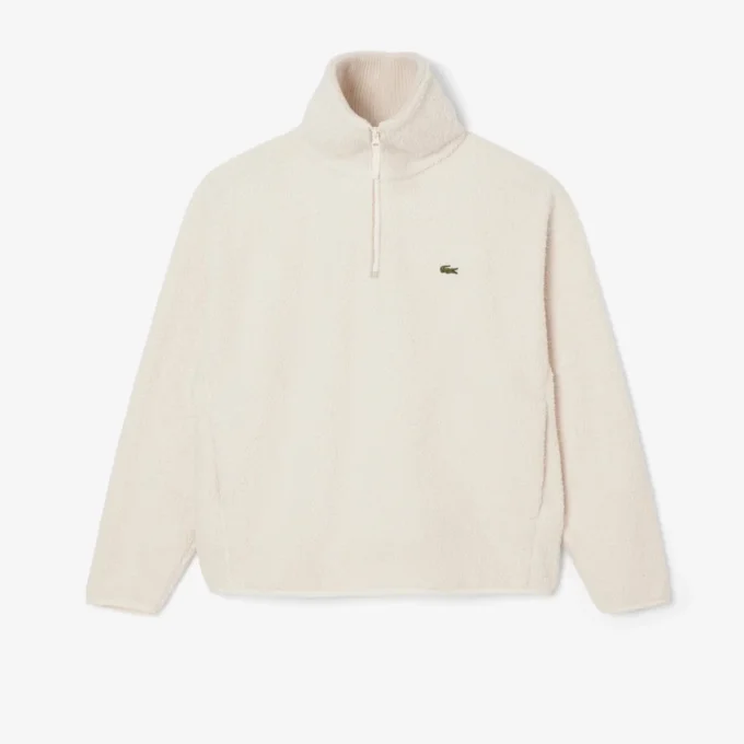 Polarfleece-Sweatshirt med glidelås for menn
