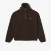 Polarfleece-Sweatshirt med glidelås for menn
