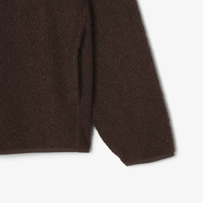 Polarfleece-Sweatshirt med glidelås for menn