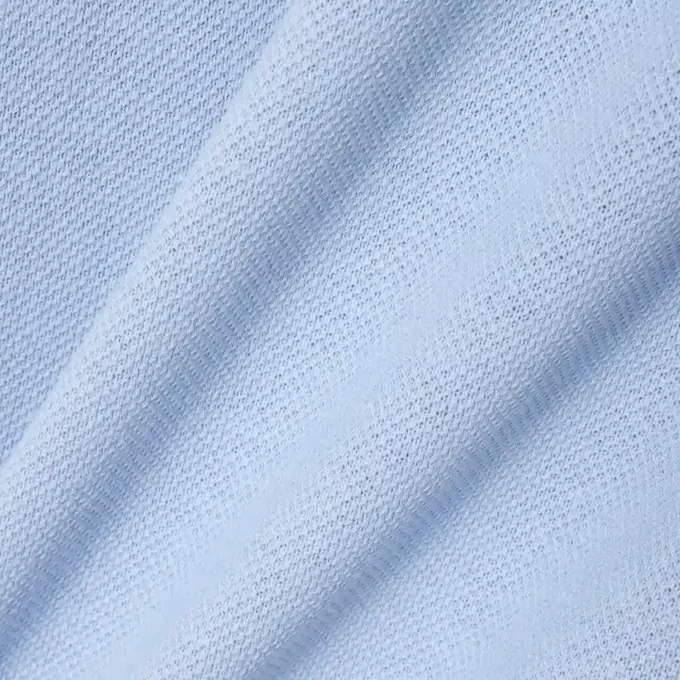 Polo i bomull og lin med klassisk passform