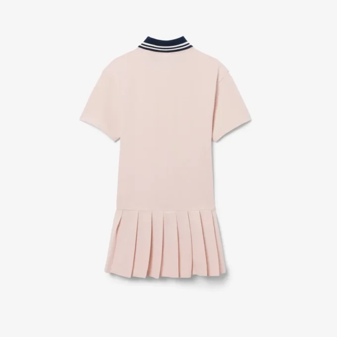 Polo-kjole med plissert skjørt