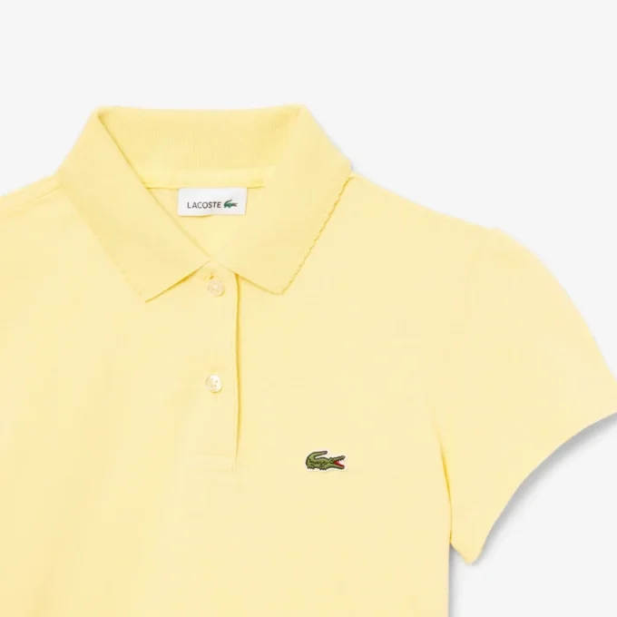 Polo med bølget krage for jenter