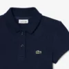 Polo med bølget krage for jenter