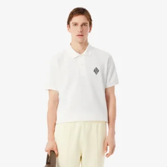 Polo med klassisk passform og logo-detalj