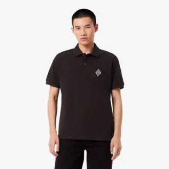 Polo med klassisk passform og logo-detalj