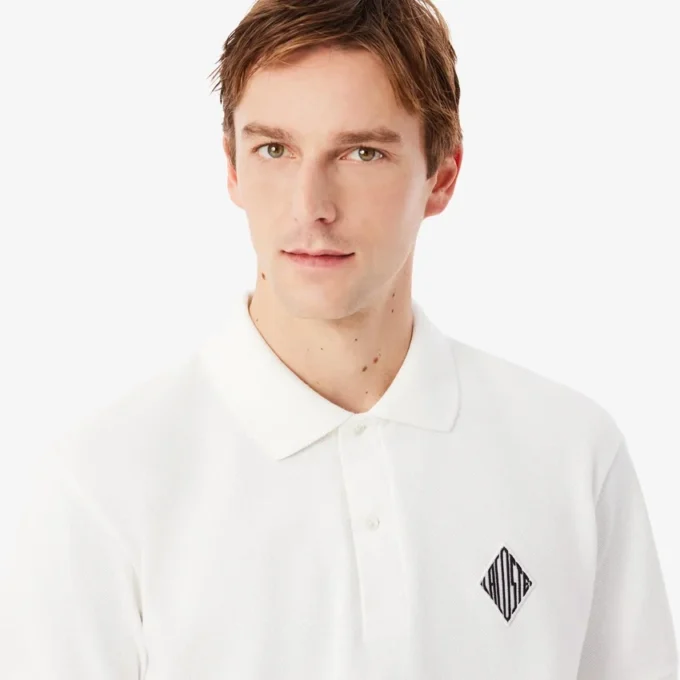 Polo med klassisk passform og logo-detalj