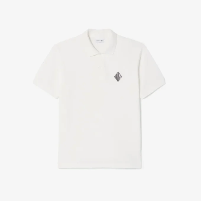 Polo med klassisk passform og logo-detalj