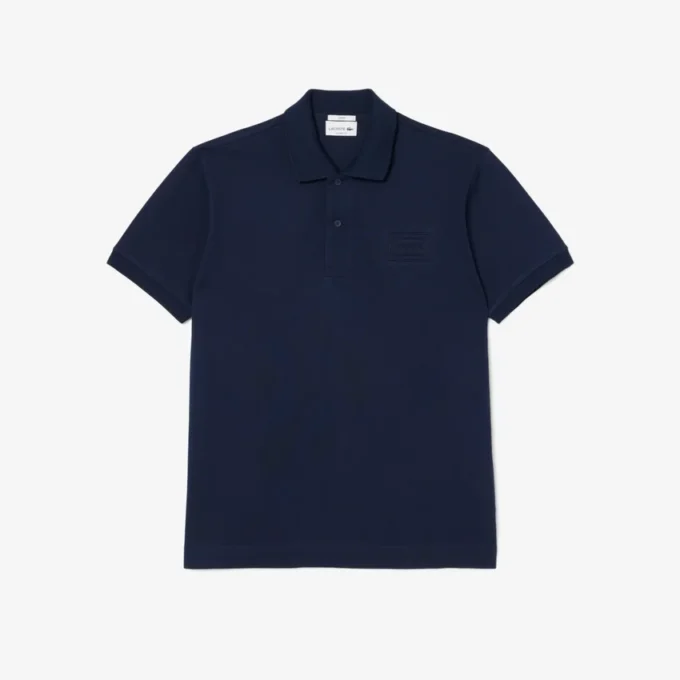 Polo med klassisk passform og preget logo