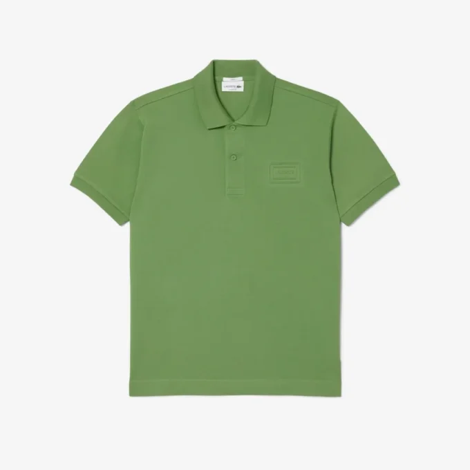 Polo med klassisk passform og preget logo