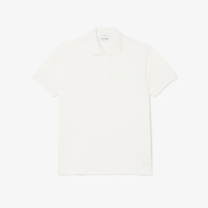 Polo med klassisk passform og preget logo