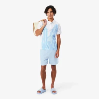 Polo med klassisk passform og trykk