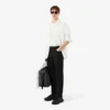Polo med logo-stripe i normal passform