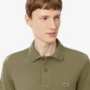 Polo med logo-stripe i normal passform