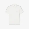 Polo med logo-stripe i normal passform