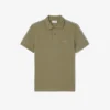 Polo med logo-stripe i normal passform