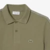 Polo med logo-stripe i normal passform