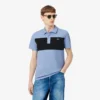 Polo med regular fit og fargeblokker
