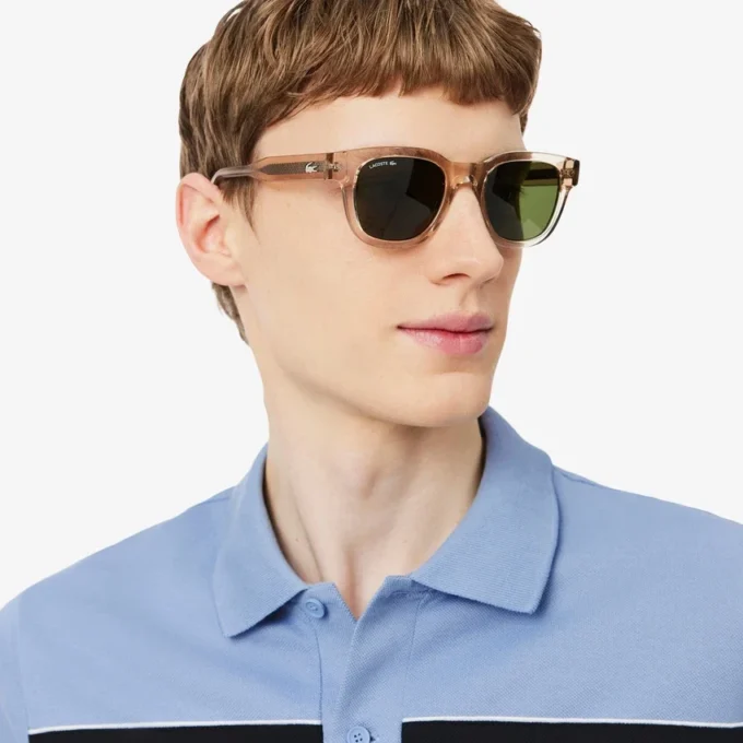 Polo med regular fit og fargeblokker
