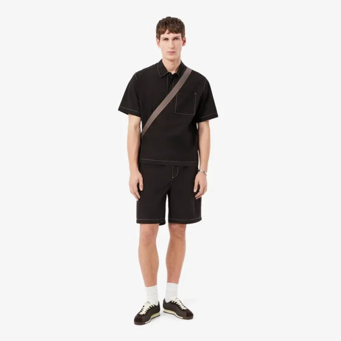 Poplin-shorts med avslappet passform