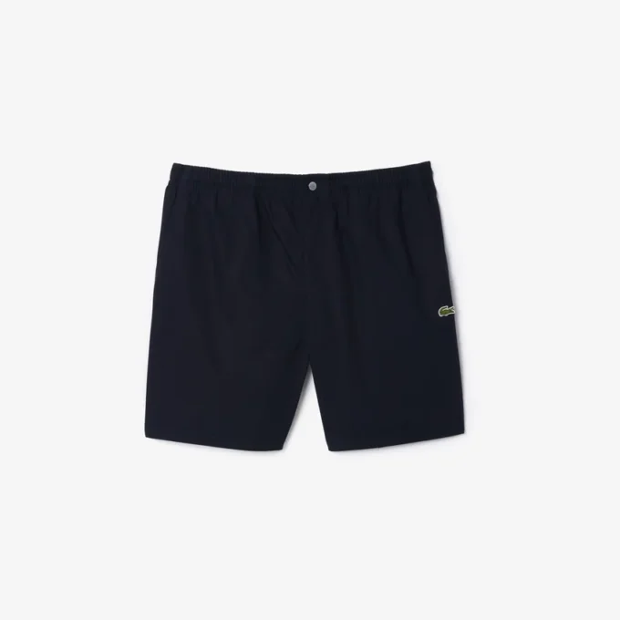 Poplin-shorts med avslappet passform for menn