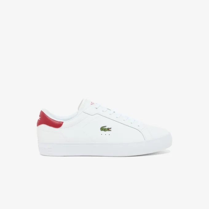 Powercourt Graphic-lærsneakers for menn