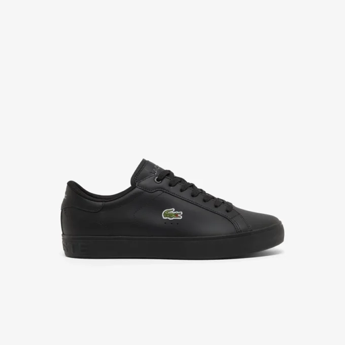 Powercourt Graphic-lærsneakers for menn