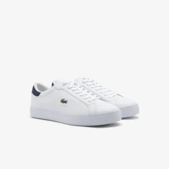 Powercourt Graphic-lærsneakers for menn