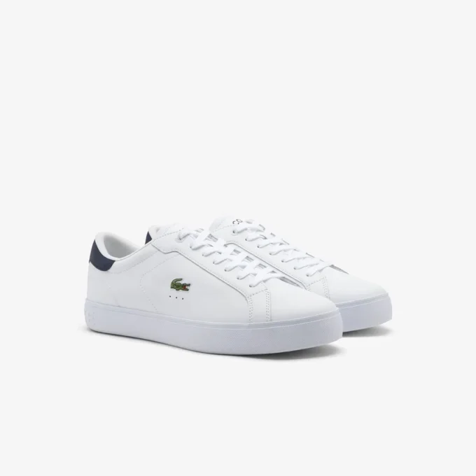 Powercourt Graphic-lærsneakers for menn