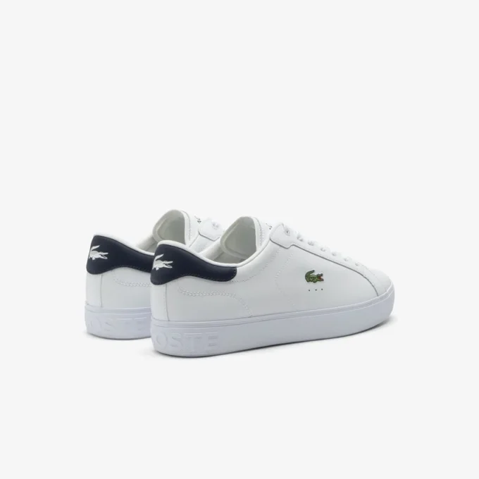 Powercourt Graphic-lærsneakers for menn
