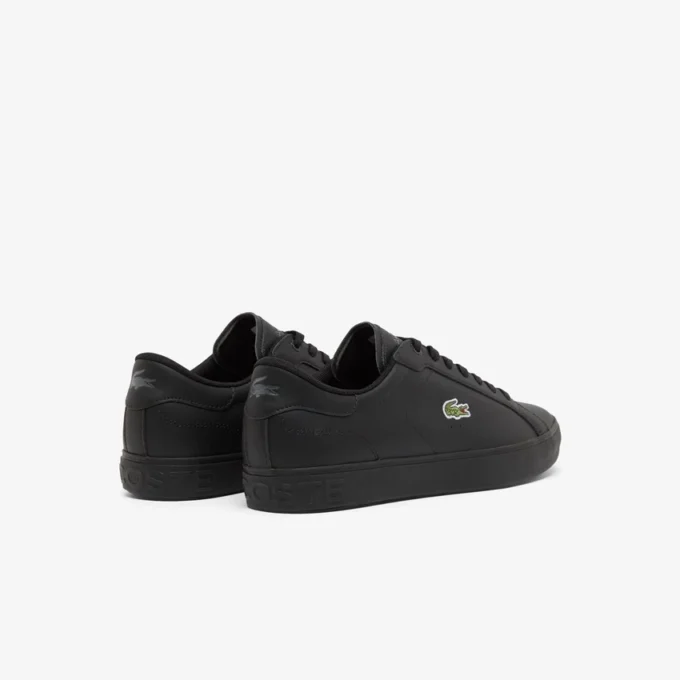 Powercourt Graphic-lærsneakers for menn