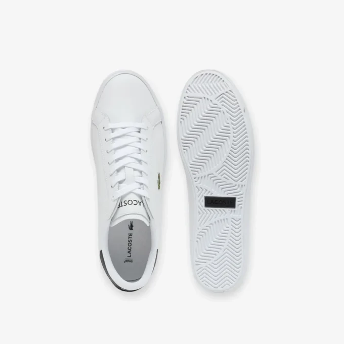 Powercourt Graphic-lærsneakers for menn