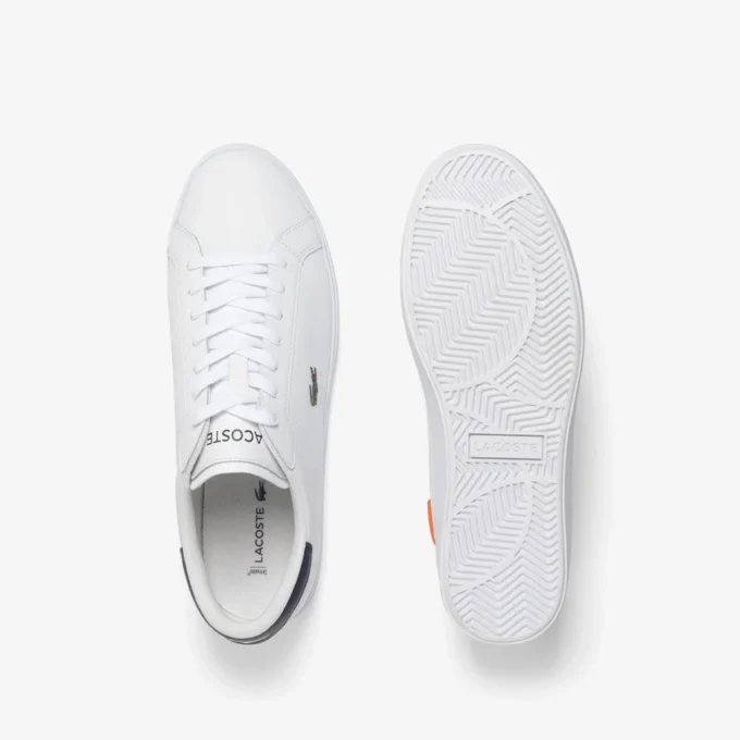 Powercourt Graphic-lærsneakers for menn