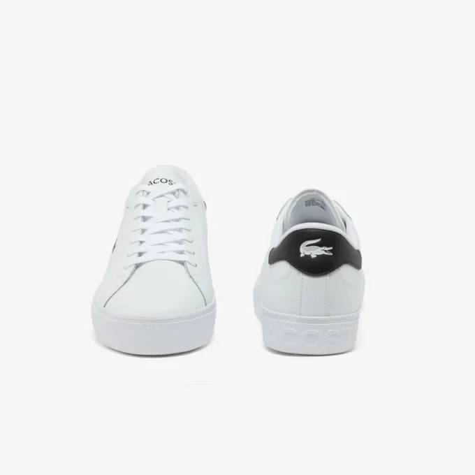Powercourt Graphic-lærsneakers for menn