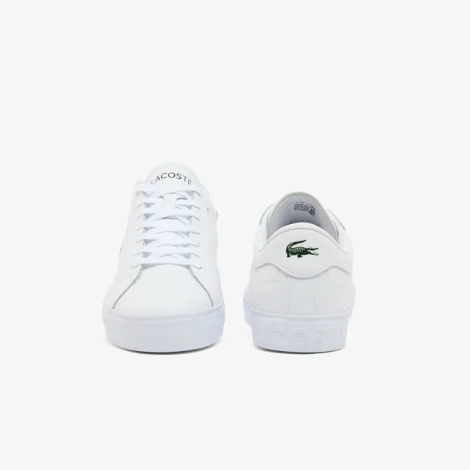 Powercourt Graphic-lærsneakers for menn