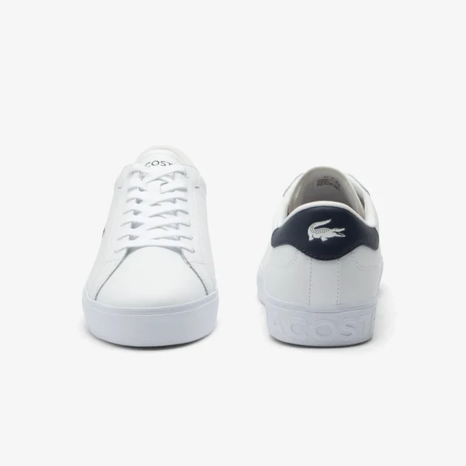Powercourt Graphic-lærsneakers for menn