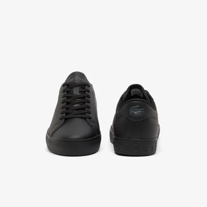 Powercourt Graphic-lærsneakers for menn