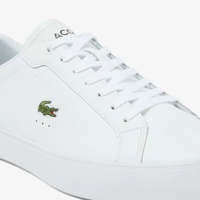 Powercourt Graphic-lærsneakers for menn