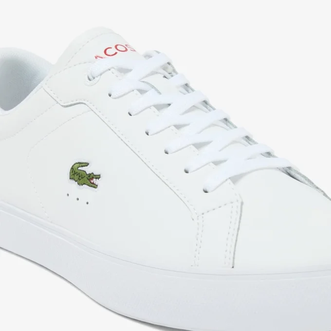 Powercourt Graphic-lærsneakers for menn