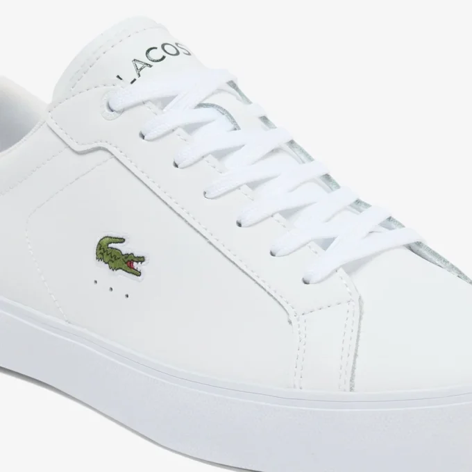 Powercourt Graphic-lærsneakers for menn