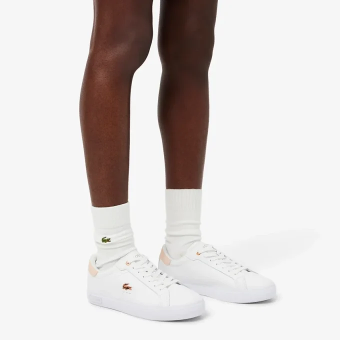 Powercourt-skinnsneakers for kvinner