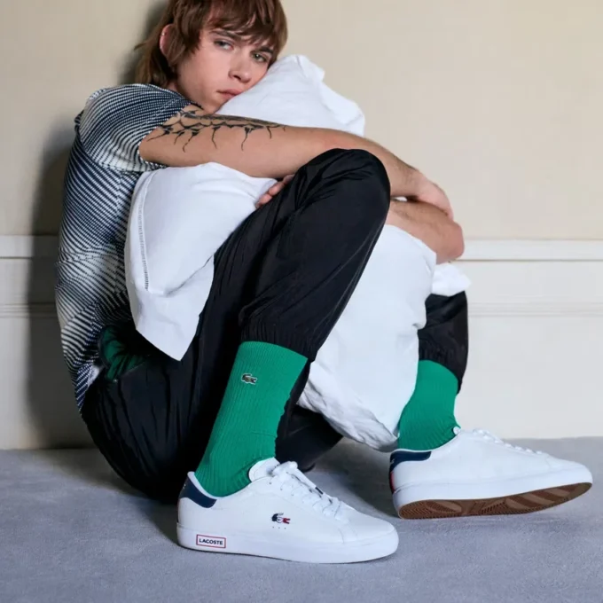 Powercourt-Sneakers i skinn for menn